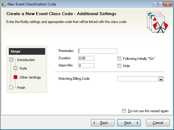 Add a Classification Code Using the Classification Code Wizard